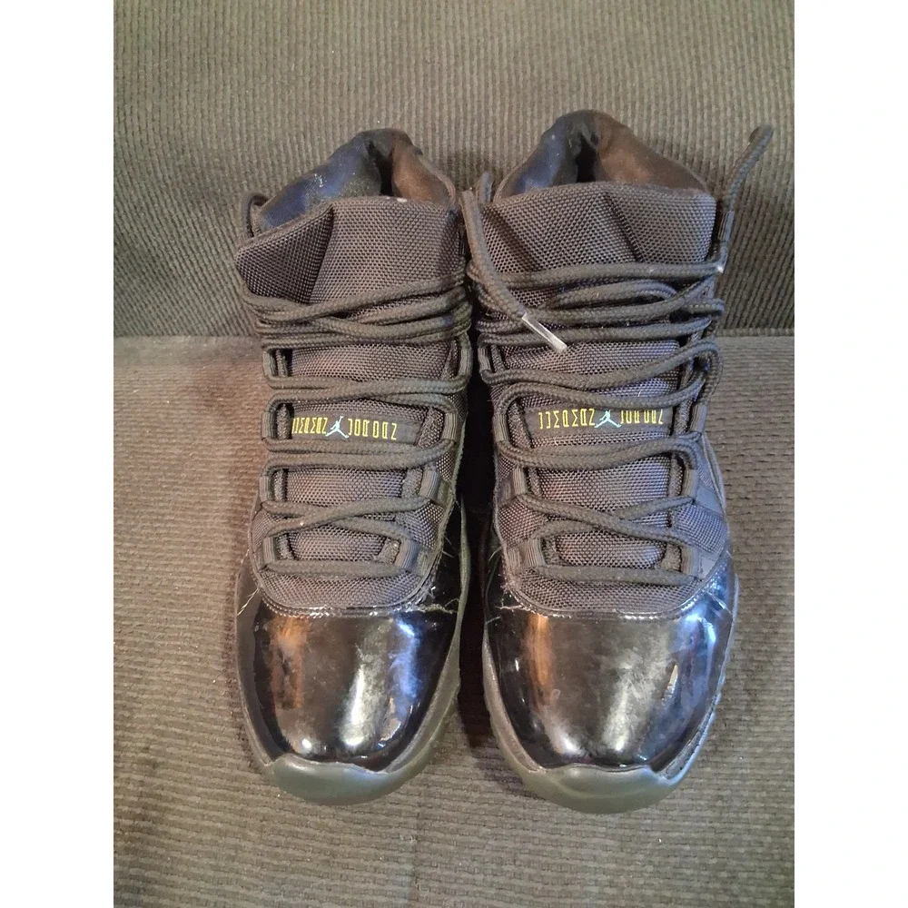 Air Jordan 11 Retro Gamma Blue Black Mens Size 12 378037-006 Basketball Shoe‎